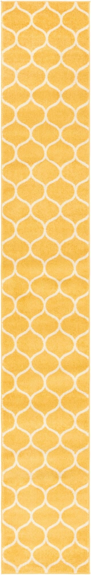  2' x 13' Lattice Frieze Runner Rug