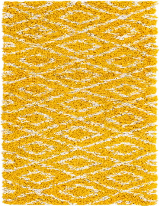 Detail image of  2' x 8' Lattice Shag Runner Rug