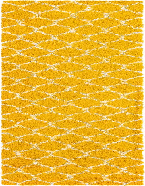 Detail image of  2' 7 x 12' Lattice Shag Runner Rug