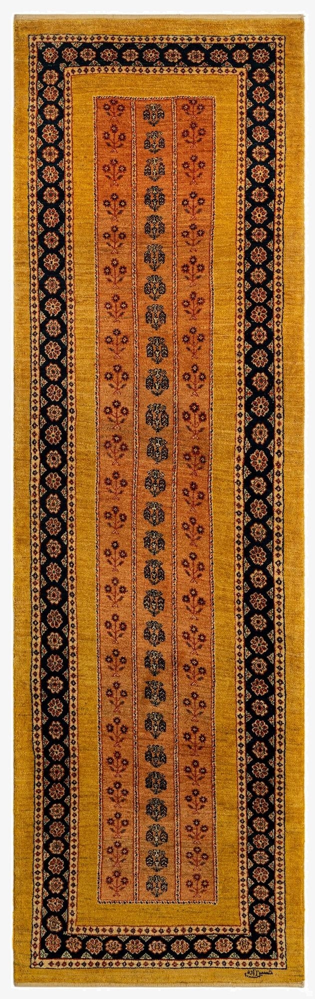  2' 9 x 9' 3 Luribaft Wool Runner Rug