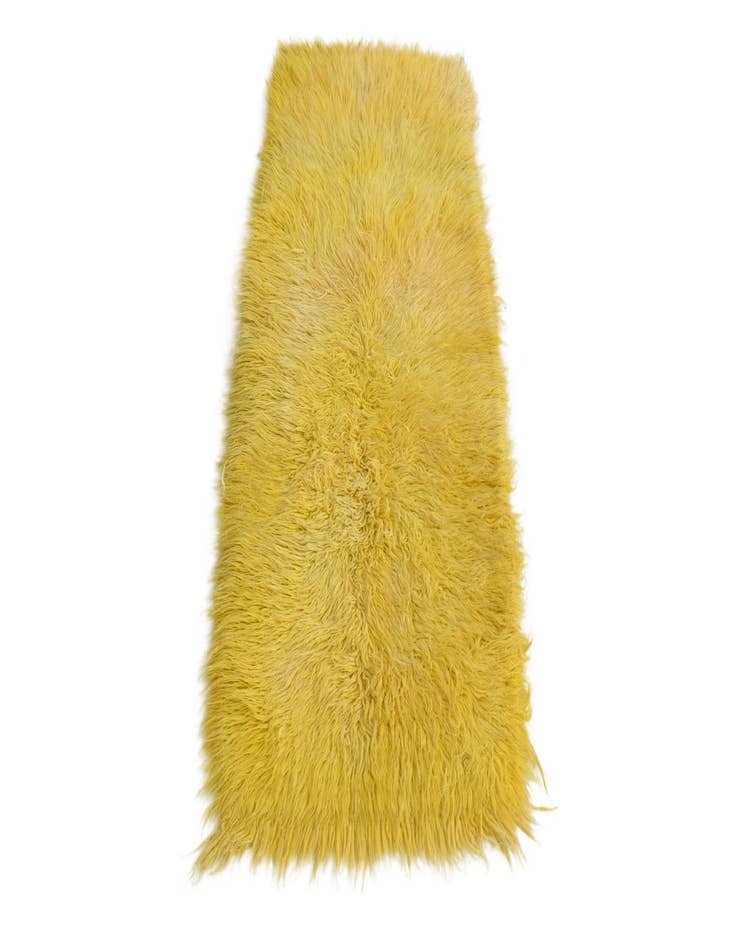 Detail image of  2' 3 x 5'  Hand Knotted Moroccan Wool Runner Rug