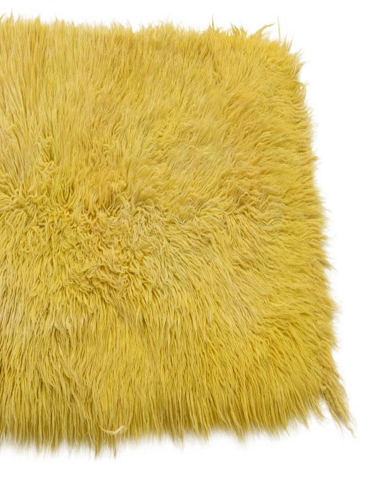 Detail image of  2' 3 x 5'  Hand Knotted Moroccan Wool Runner Rug