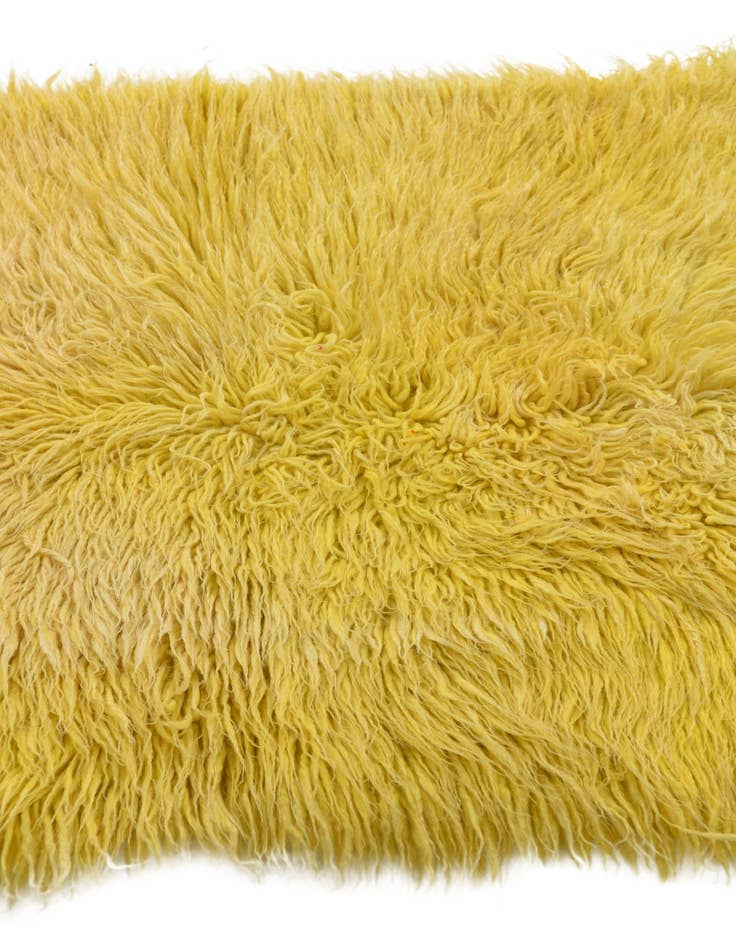 Detail image of  2' 3 x 5'  Hand Knotted Moroccan Wool Runner Rug