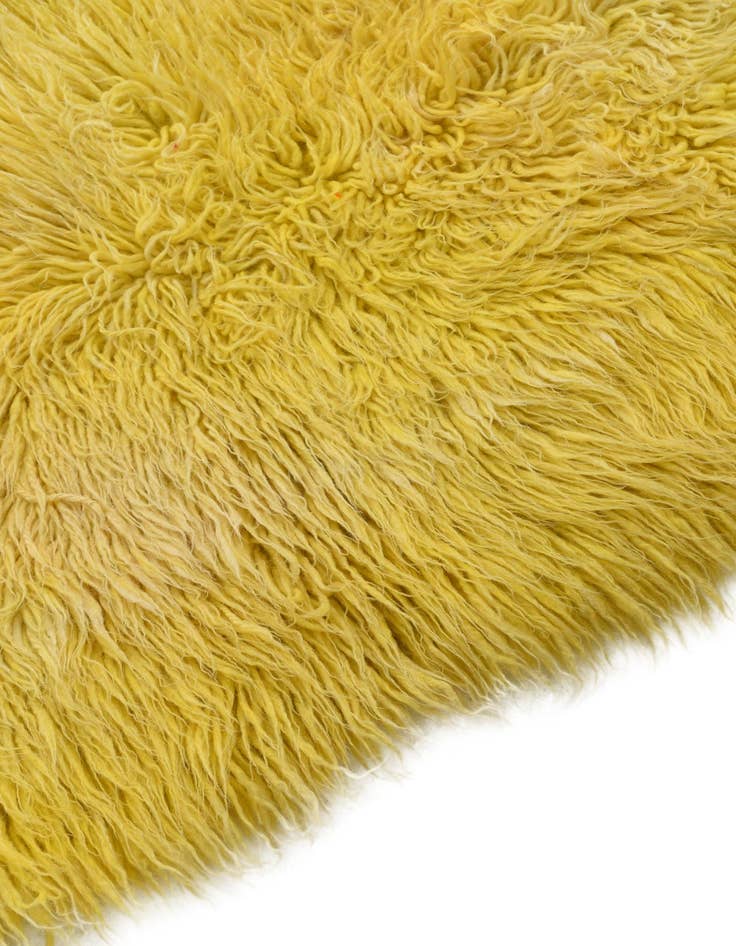 Detail image of  2' 3 x 5'  Hand Knotted Moroccan Wool Runner Rug