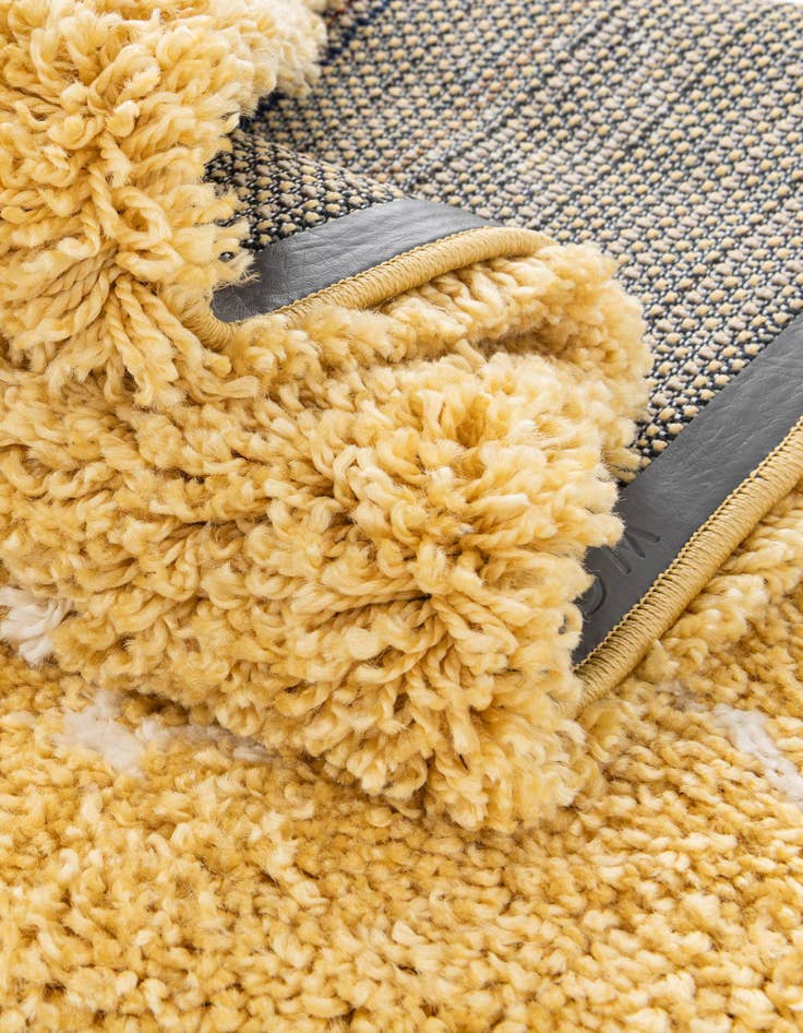 Detail image of  2' 7 x 10' Moroccan Shag Runner Rug