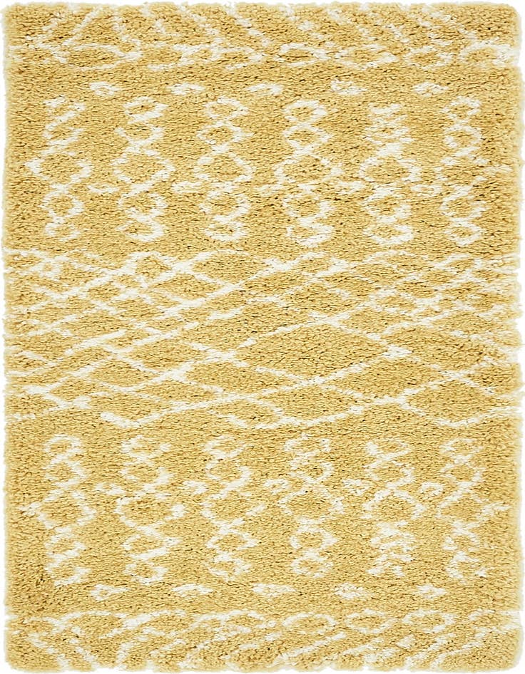 Detail image of  2' 7 x 6' Moroccan Shag Runner Rug