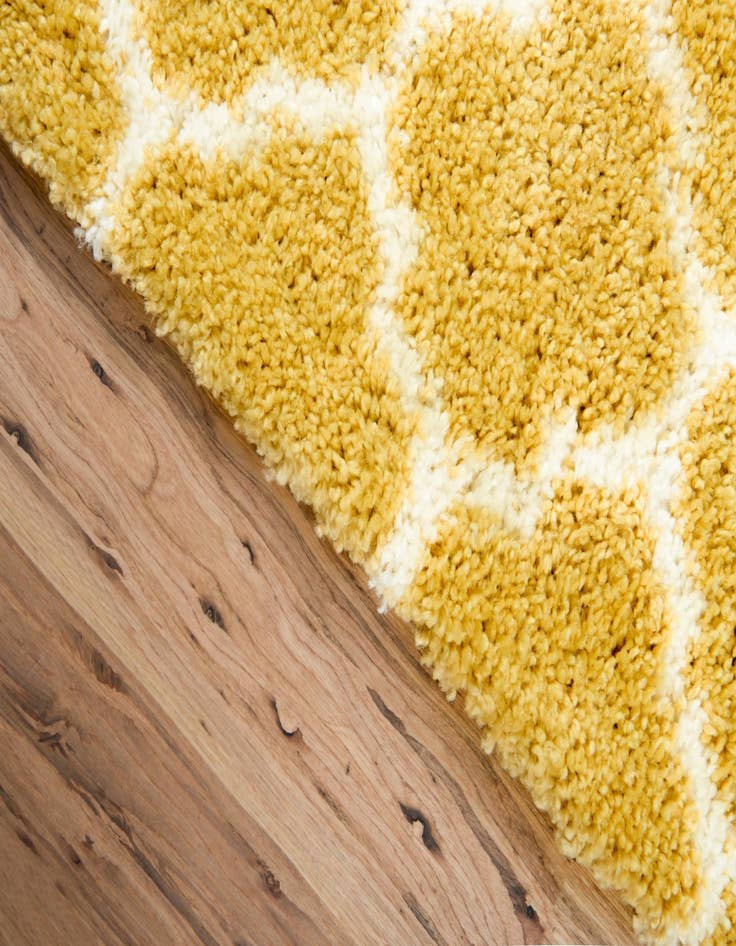 Detail image of  2' 7 x 6' Moroccan Shag Runner Rug