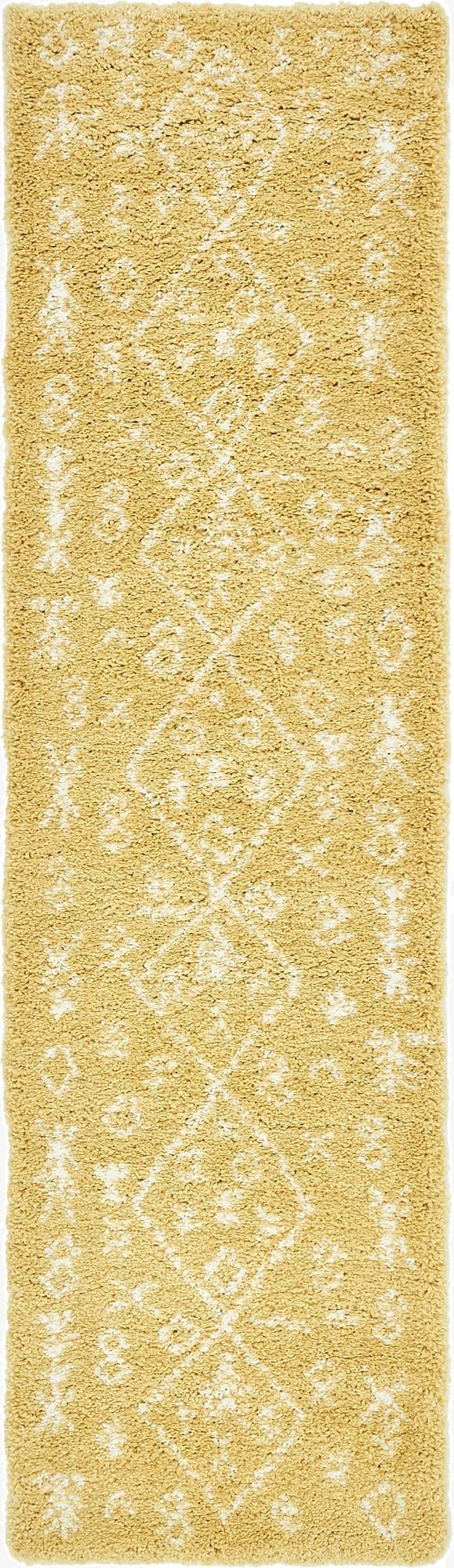  2' 7 x 10' Moroccan Shag Runner Rug