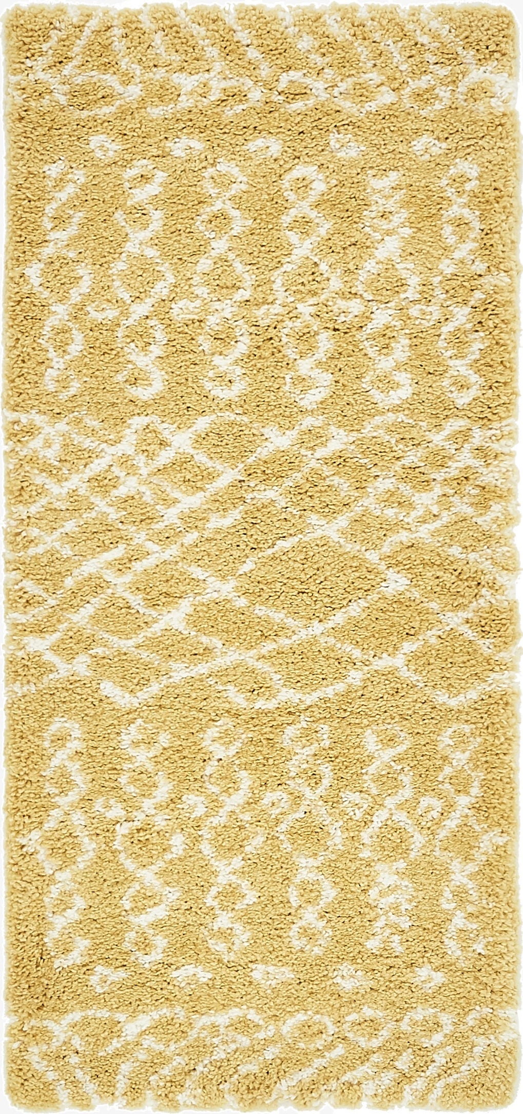  2' 7 x 6' Moroccan Shag Runner Rug