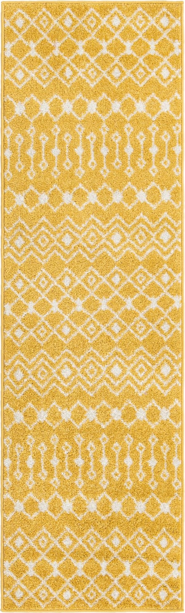  2' x 7' Moroccan Trellis Runner Rug