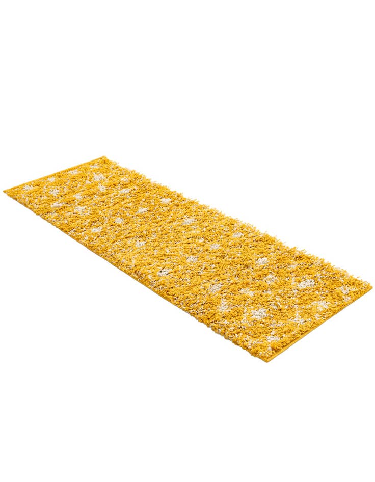 Detail image of  2' x 6' Moroccan Trellis Shag Runner Rug