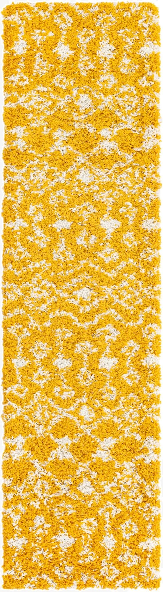  2' x 8' Moroccan Trellis Shag Runner Rug