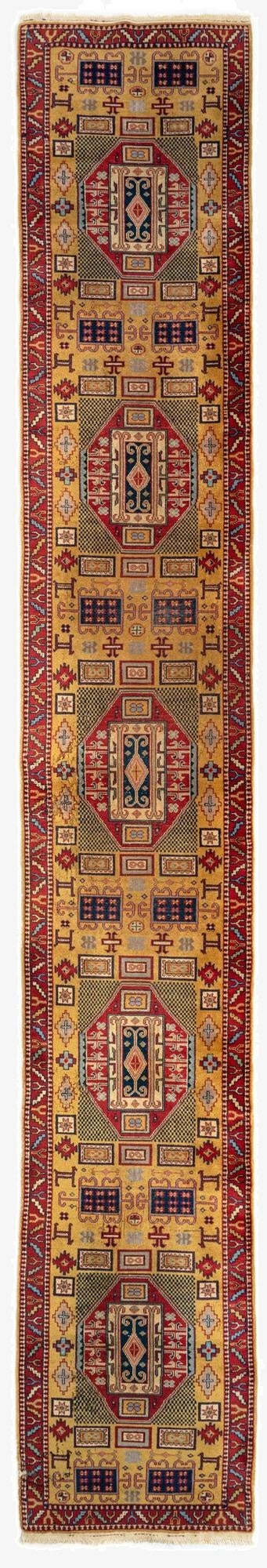  2' 9 x 19' Yazd Wool Runner Rug