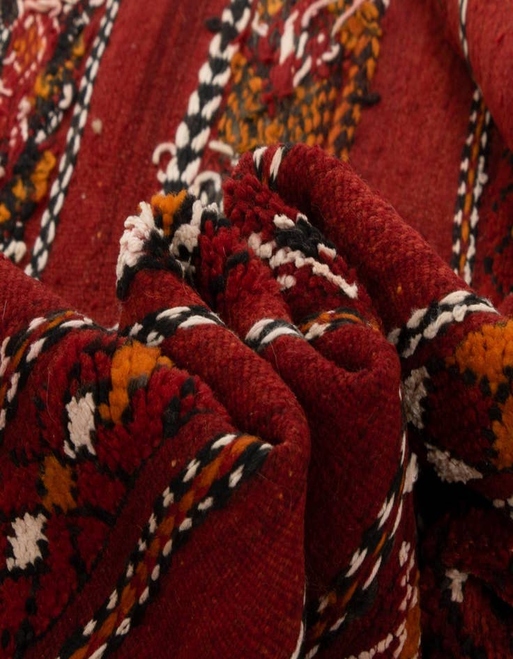 Detail image of  4' 11 x 10' 2 Zemour Kilim Wool Runner Rug