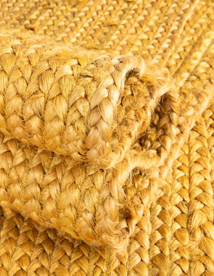 Detail image of  8' x 8'  Hand Braided Jute Square Rug