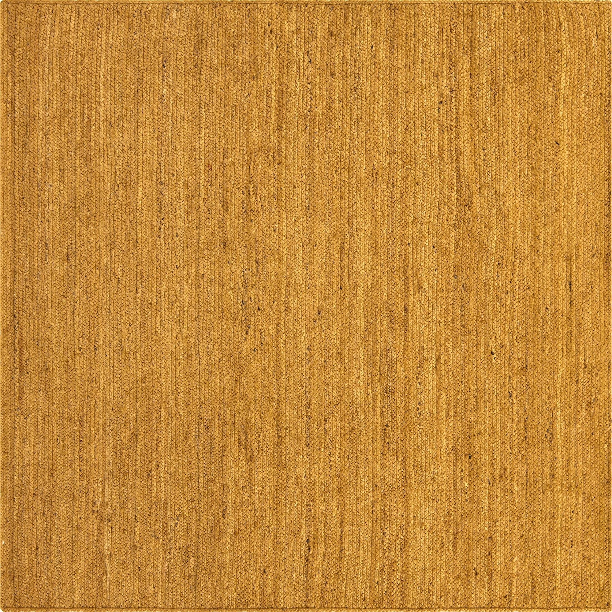  8' x 8'  Hand Braided Jute Square Rug