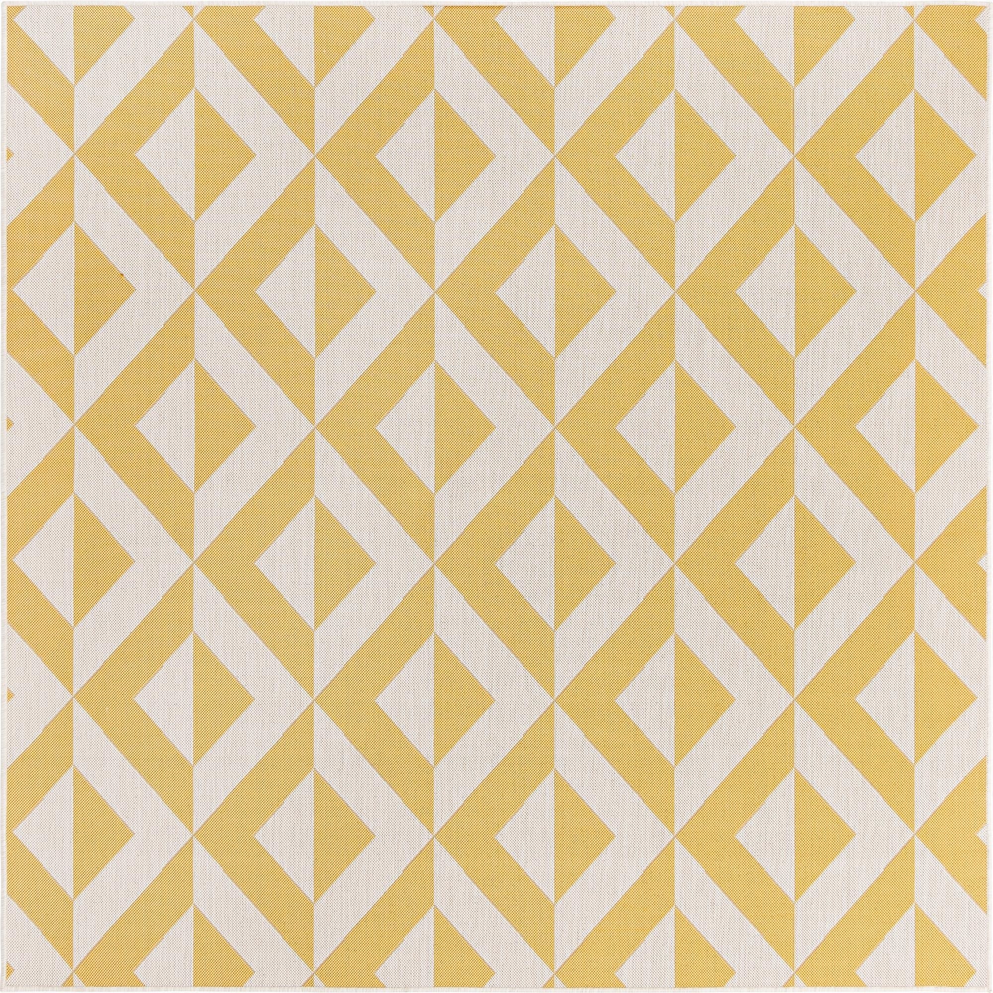  7' 10 x 7' 10  Washable Jill Zarin Napa Indoor / Outdoor Square Rug