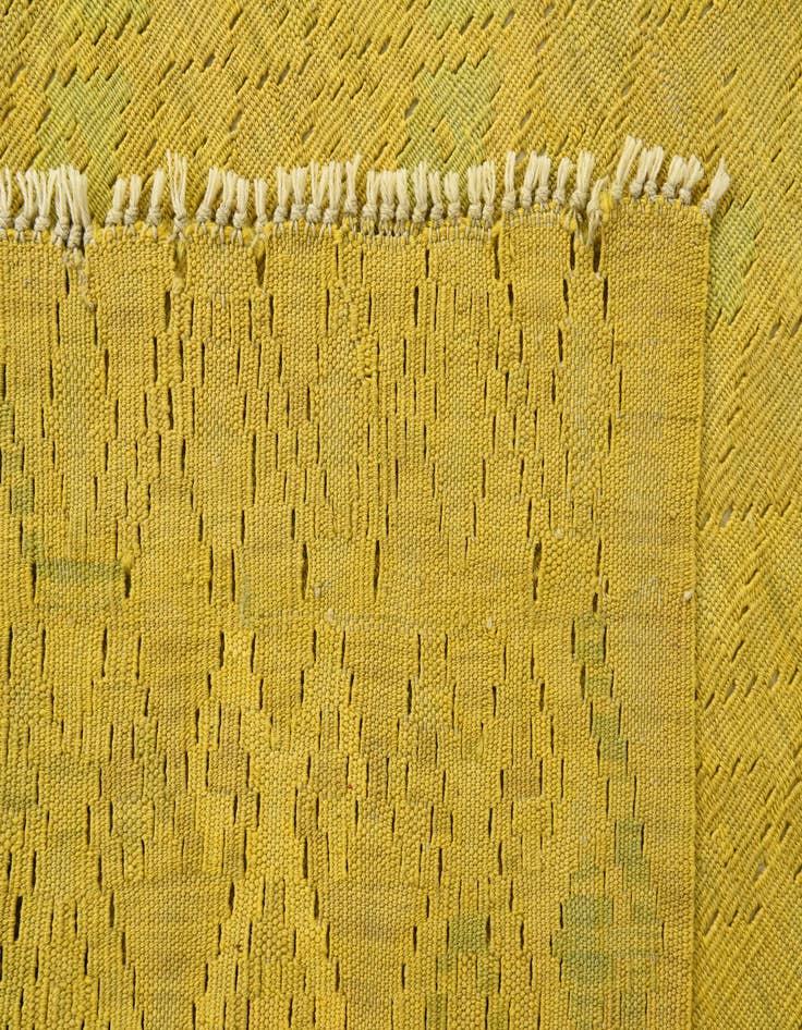 Detail image of  5' 4 x 6' 7  Hand Woven Kilim Fars Square Rug