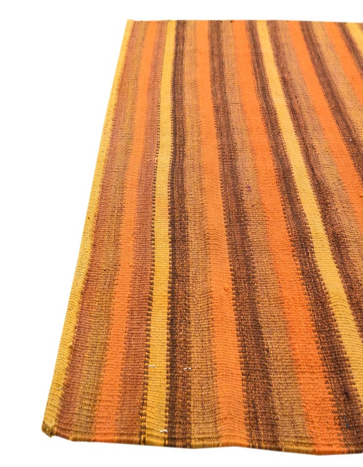 Detail image of  3' 7 x 3' 9  Hand Woven Kilim Fars Wool Square Rug