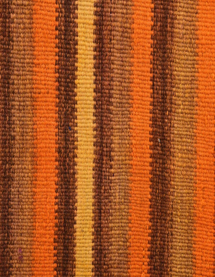 Detail image of  3' 7 x 3' 9  Hand Woven Kilim Fars Wool Square Rug