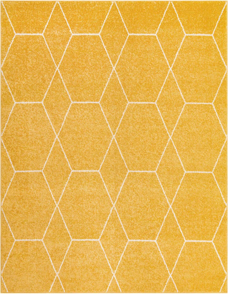 Detail image of 6' x 6' Lattice Frieze Square Rug