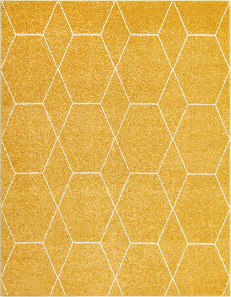 Detail image of 7' x 7' Lattice Frieze Square Rug