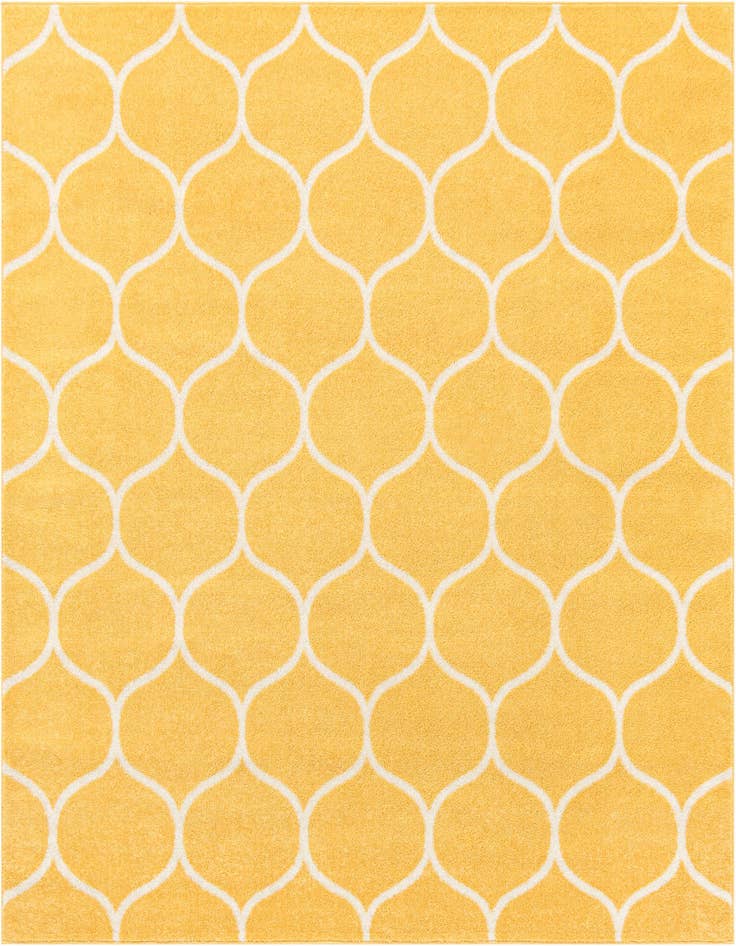 Detail image of 7' 10 x 7' 10 Lattice Frieze Square Rug