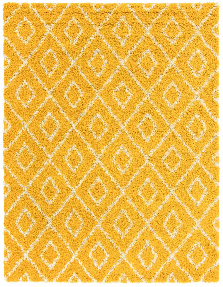 Detail image of  7' 10 x 7' 10 Lattice Shag Square Rug