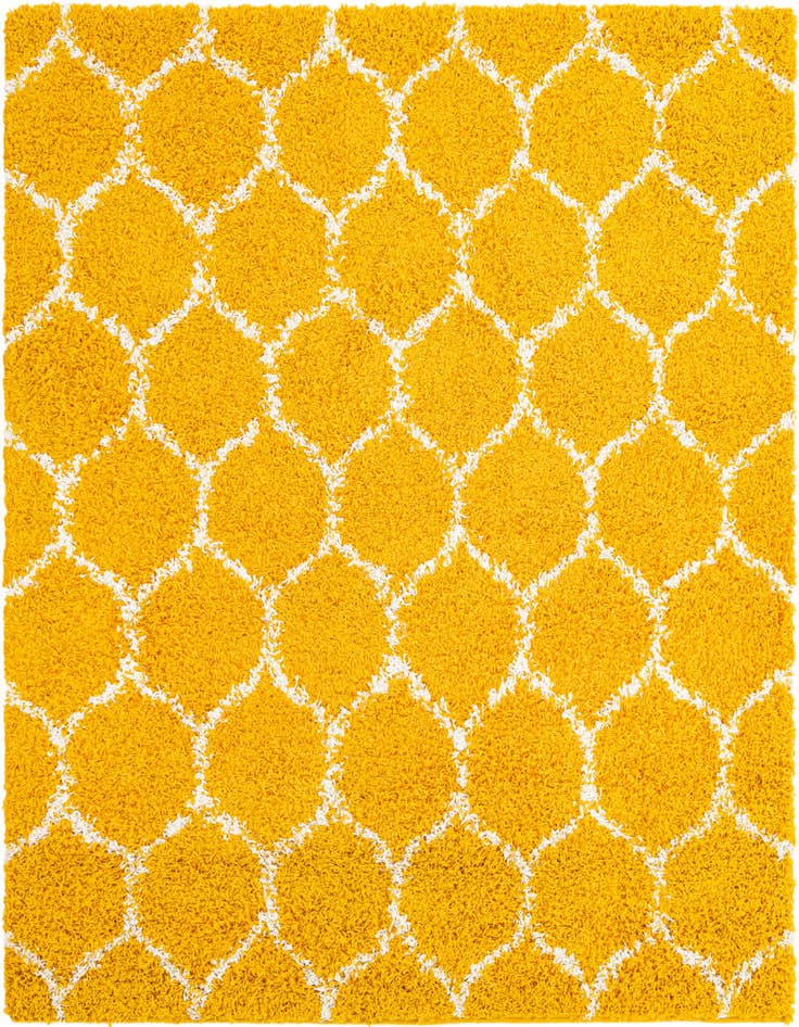 Detail image of  7' 10 x 7' 10 Lattice Shag Square Rug
