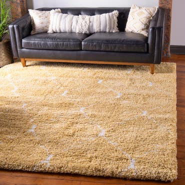  7' 10 x 7' 10 Moroccan Shag Square Rug