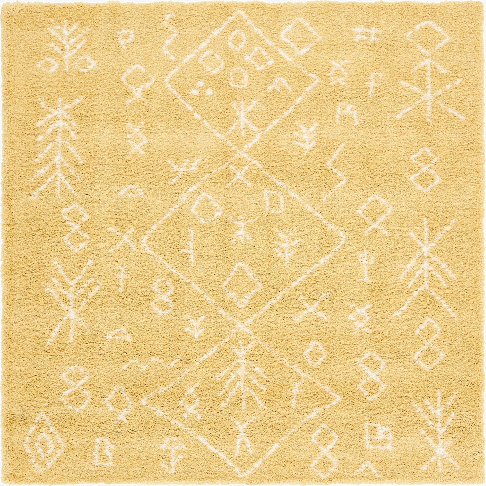  8' x 8' Moroccan Shag Square Rug