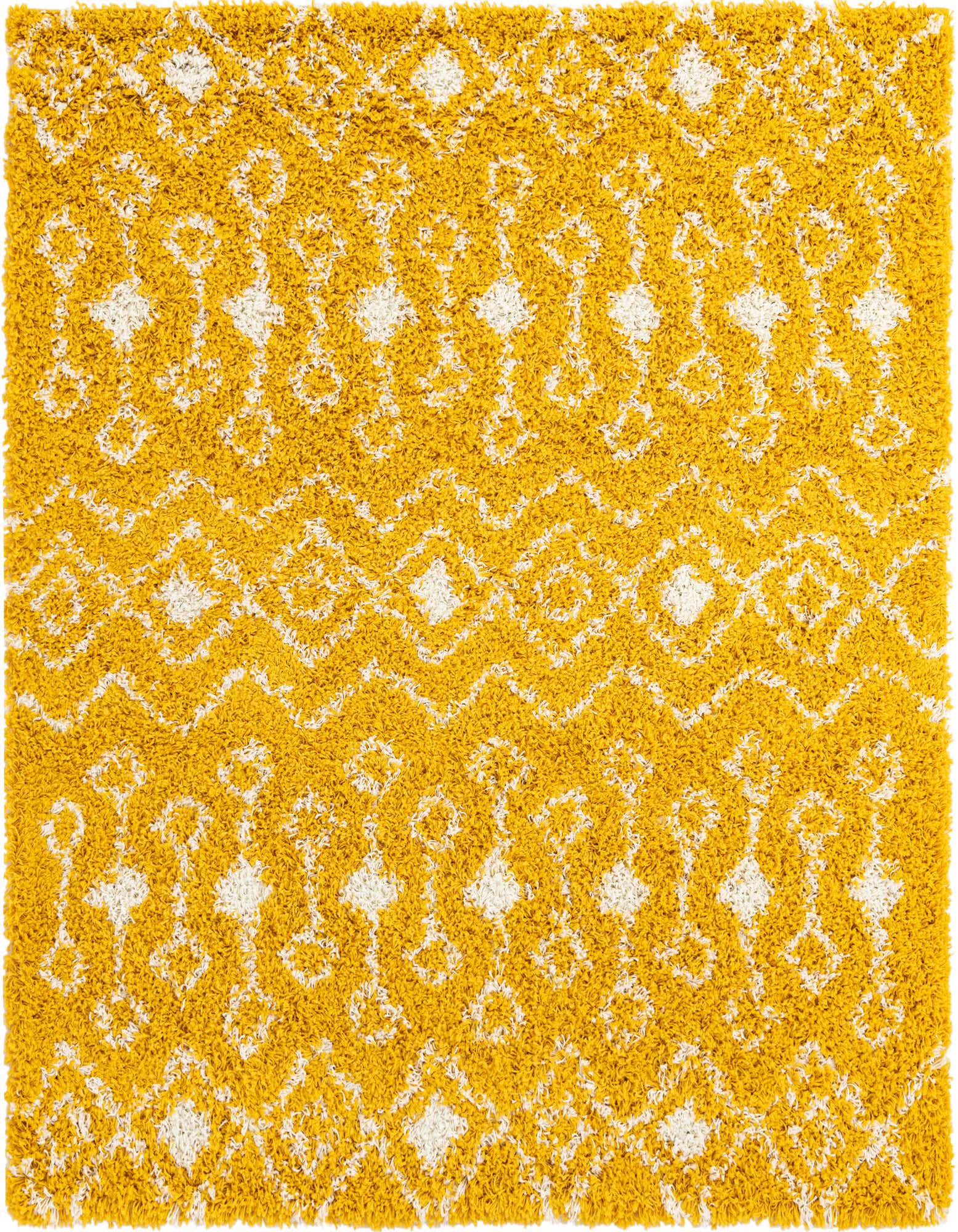 Primary image  6' x 6' Moroccan Trellis Shag Square Rug