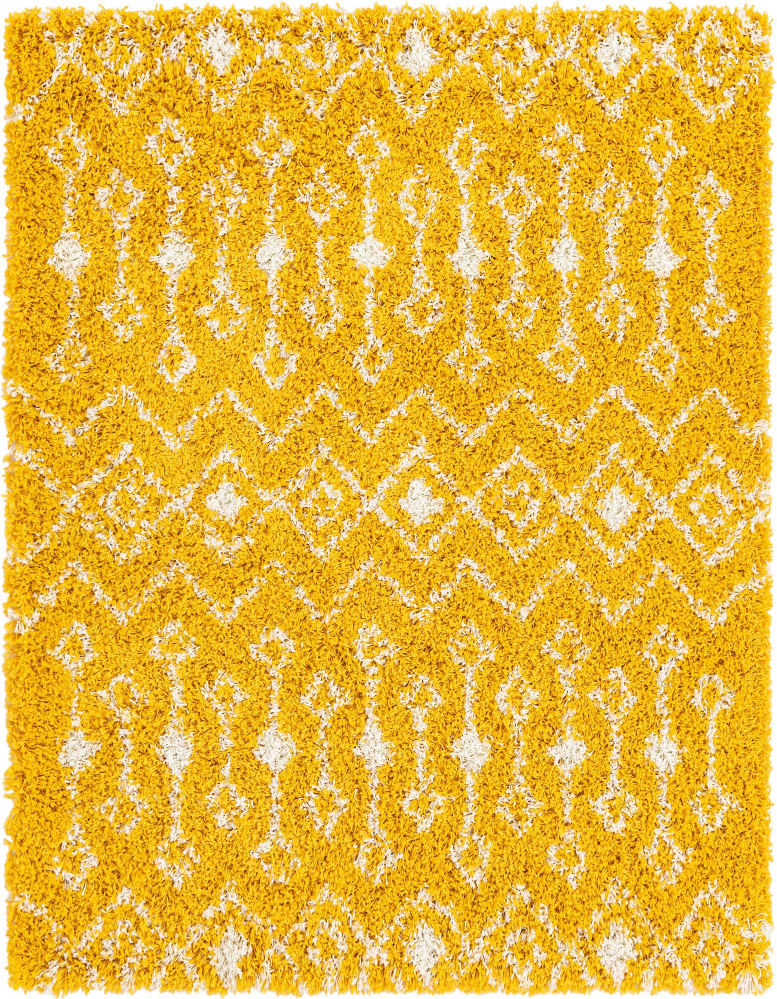 Primary image  5' 3 x 5' 3 Moroccan Trellis Shag Square Rug