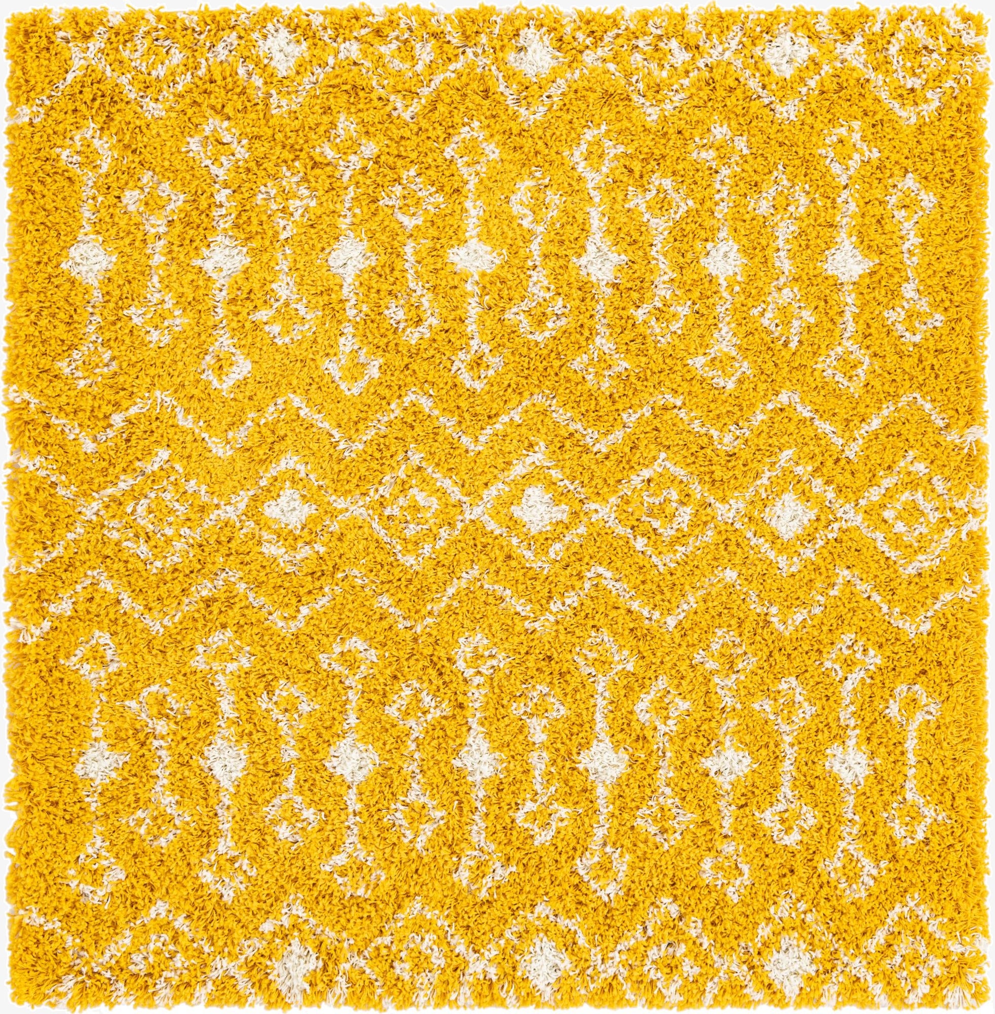 Primary image  5' 3 x 5' 3 Moroccan Trellis Shag Square Rug