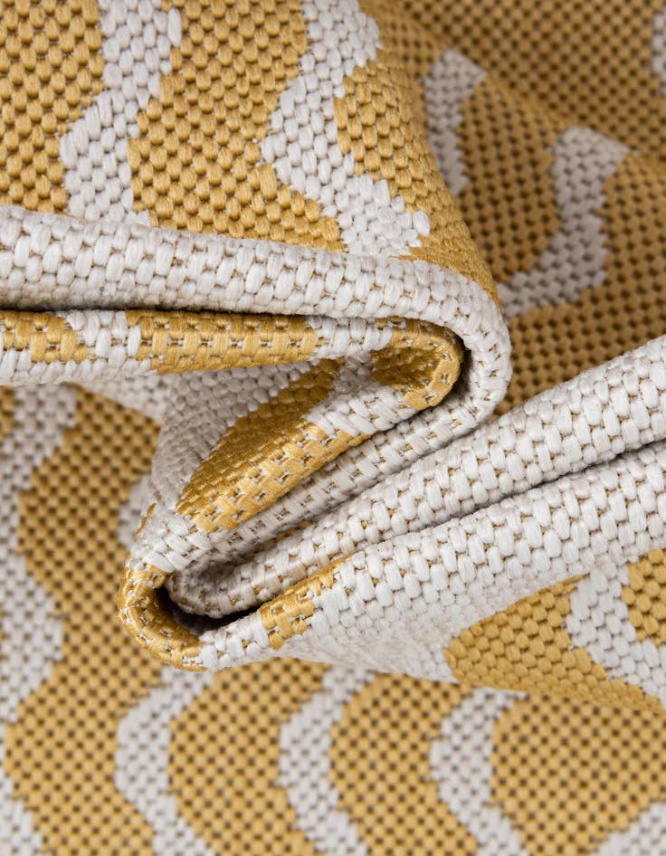 Detail image of  13' x 13'  Washable Coastal Indoor / Outdoor Square Rug