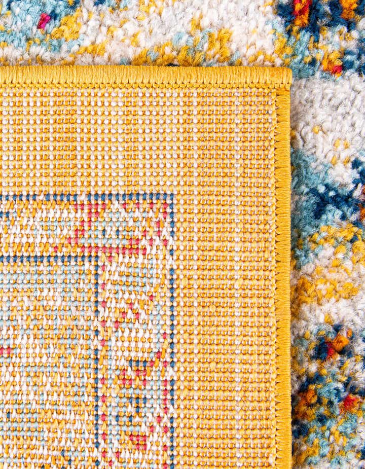 Yellow 4' x 4' Parker Square Rug | Rugs.com
