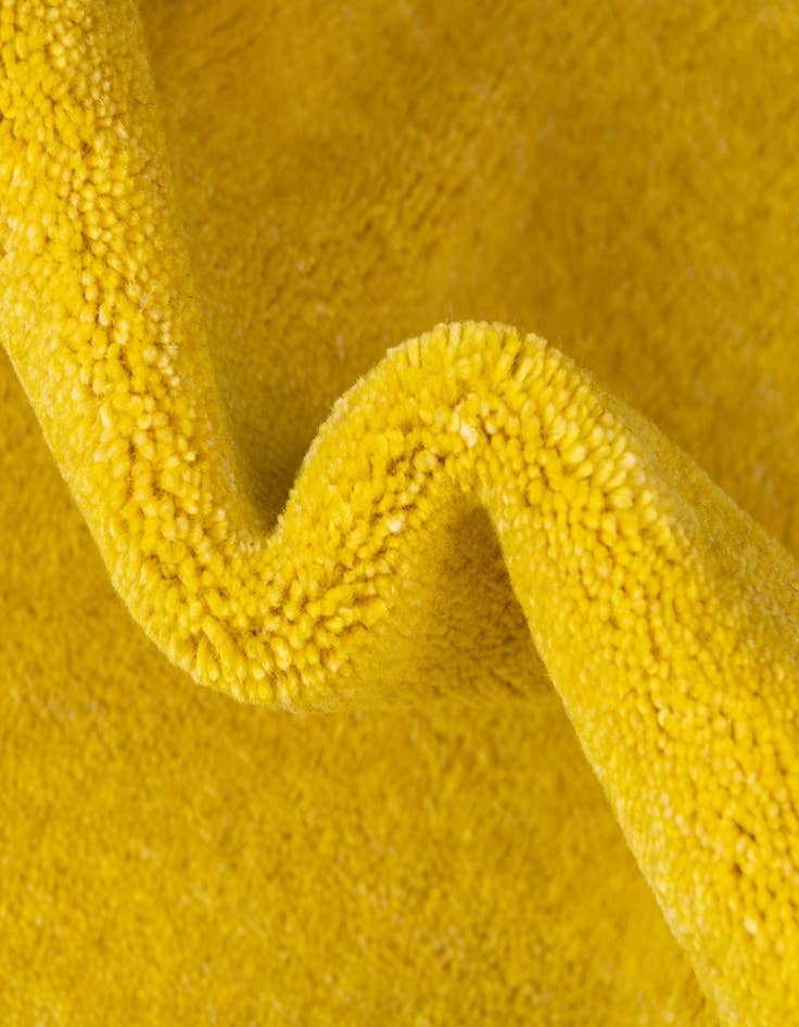 Detail image of  9' 10 x 9' 10  Hand Knotted Solid Gabbeh Wool Square Rug