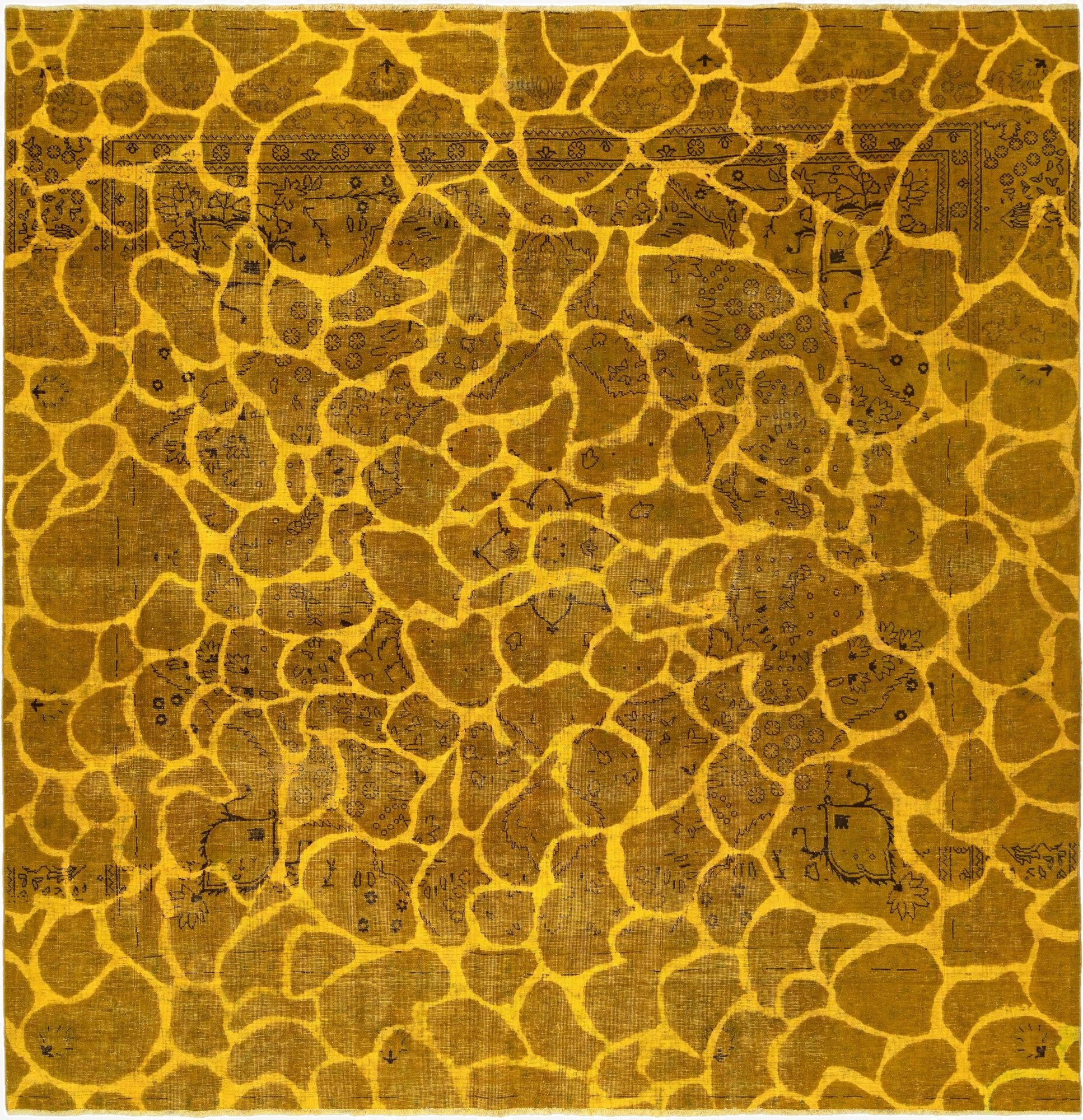  9' 3 x 9' 5 Vintage Royal Wool Square Rug