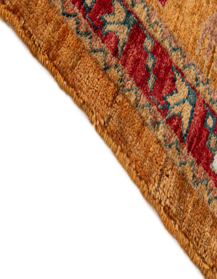 Detail image of  2' 8 x 3'  Hand Knotted Ziegler Wool Square Rug