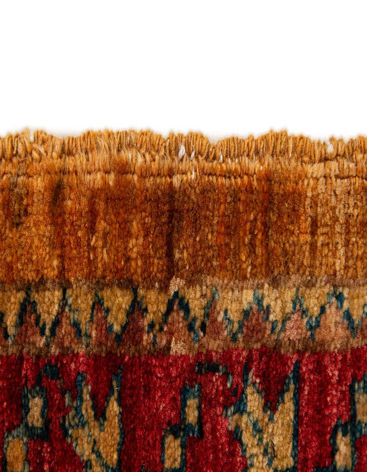 Detail image of  2' 8 x 3'  Hand Knotted Ziegler Wool Square Rug